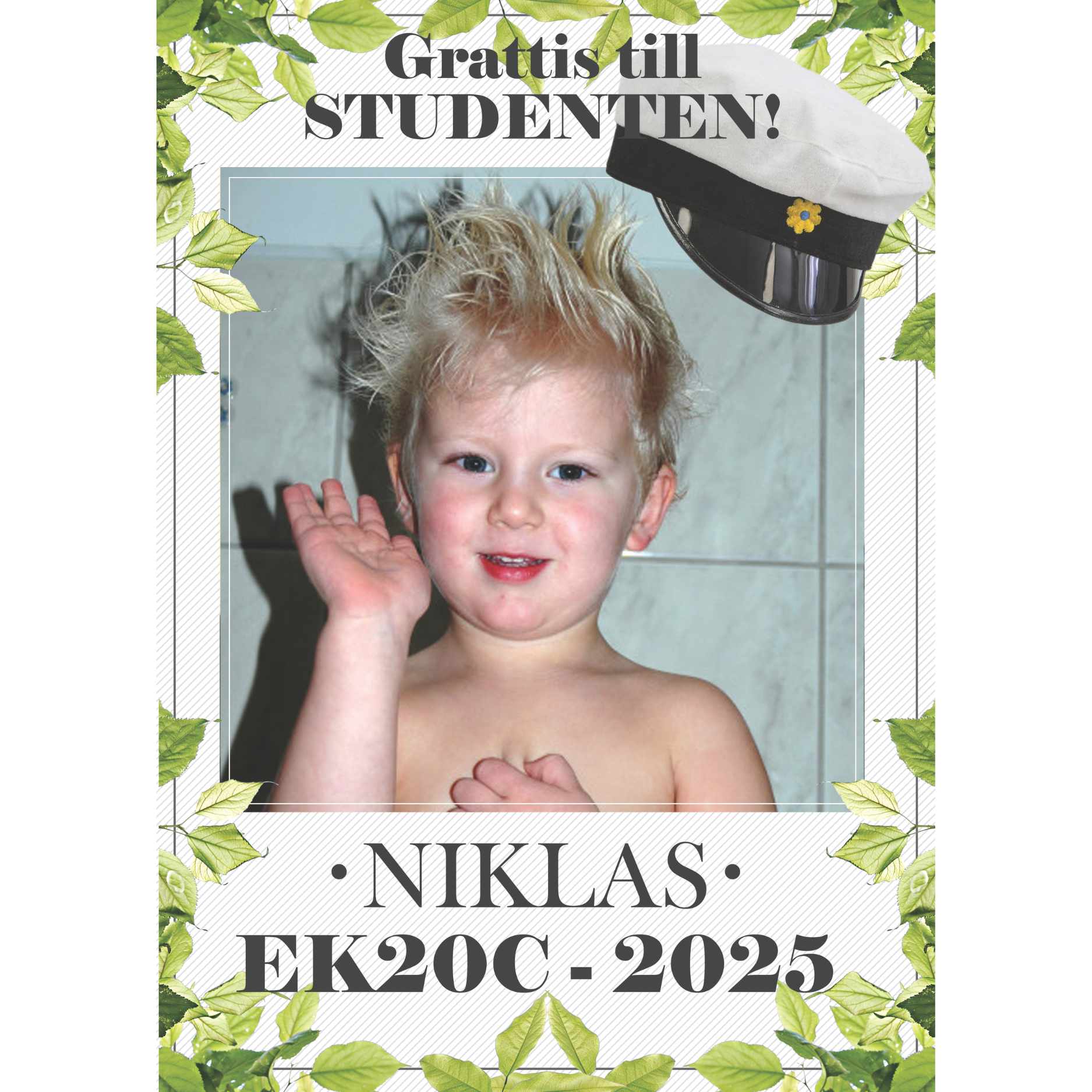 Studentplakat - För En Dag Att Minnas
